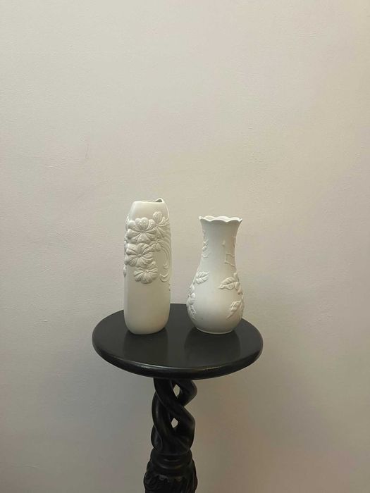 Set 2 piese portelan biscuit KAISER W Germania marcate semnate ieftine bibelouri bibelou