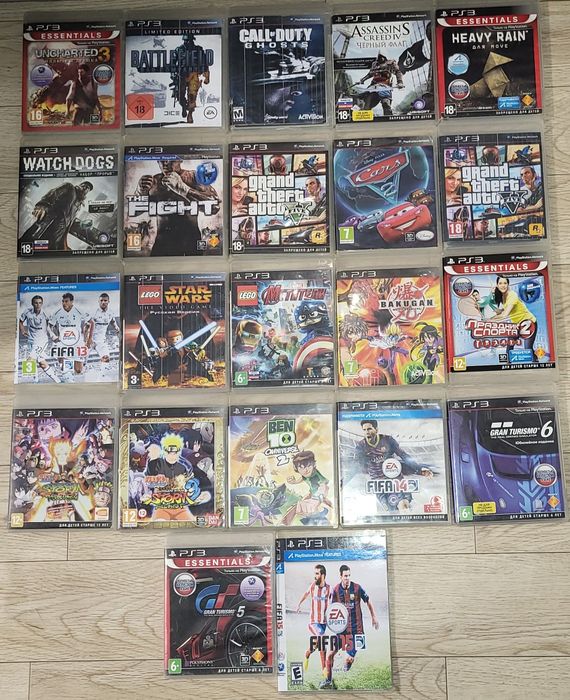 Диски Sony playstation 3