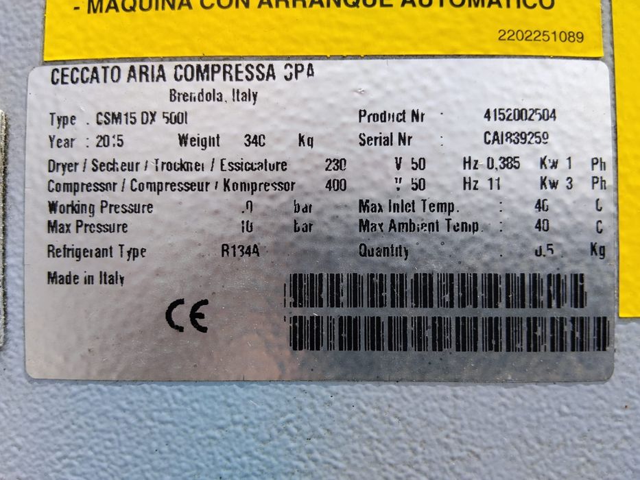Compresor aer cu șurub