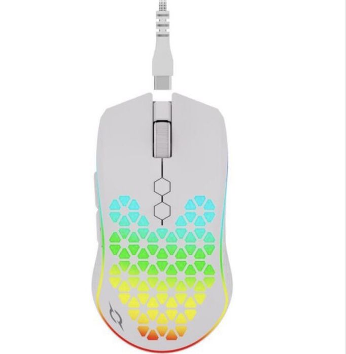 Mouse Gaming Wireless AQIRIS Polaris, White