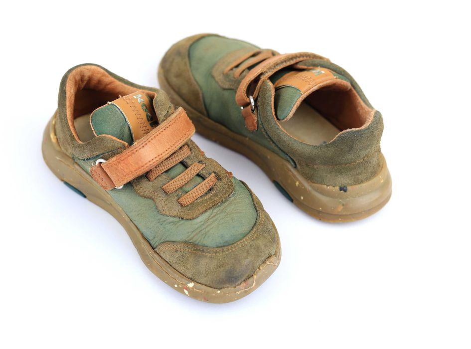 Детски кожени боси обучки, изключително удобни  на марката Koel.