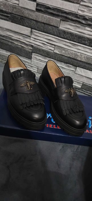 Mocasini nr 37 piele naturala