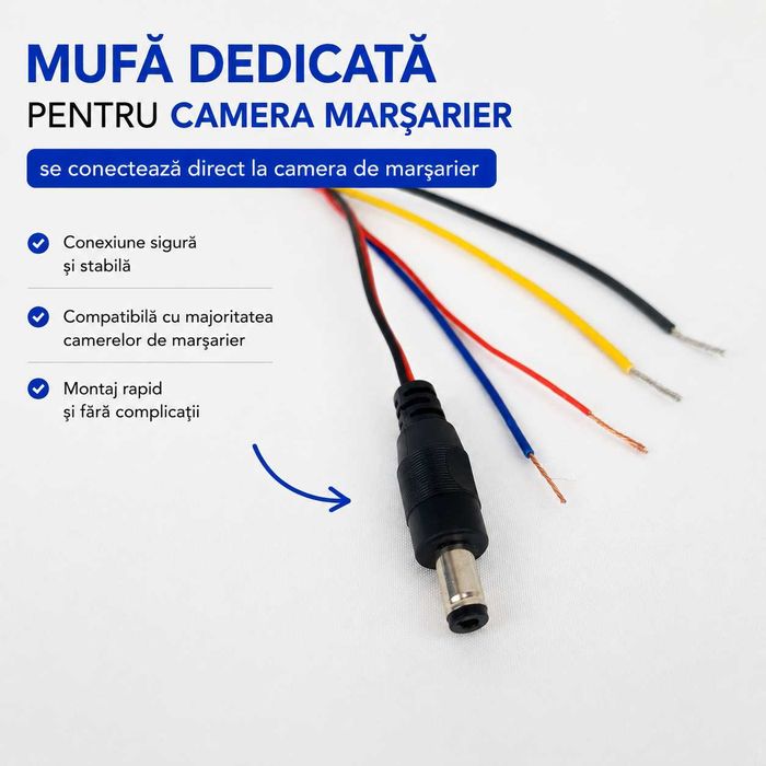 Filtru Cameră Marșarier Premium–CANBUS–PWM–Elimină Interferențele–M7