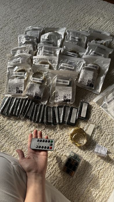 20 de instalatii lumini de 20m fiecare