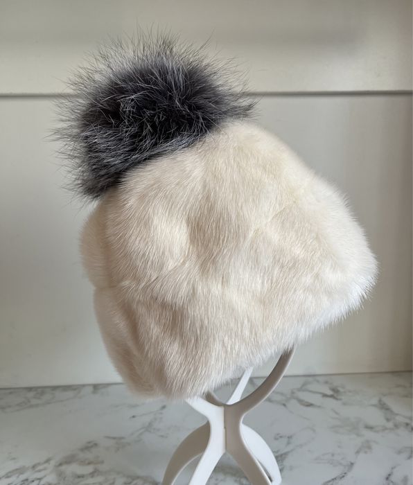 Шапка из натуральной норки