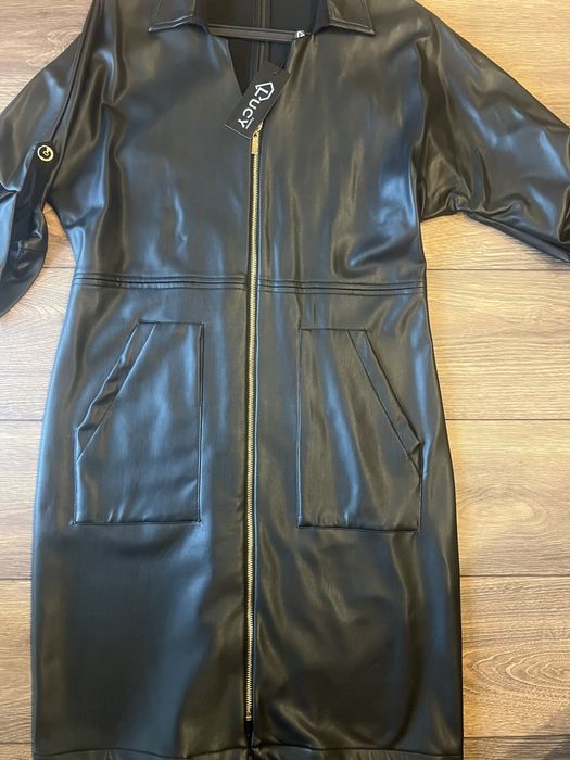 Кожена рокля Lucy