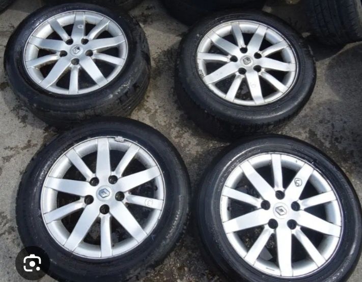 Jante anvelope 16 originale Renault  205 55 16  cu anvelope vara dot19