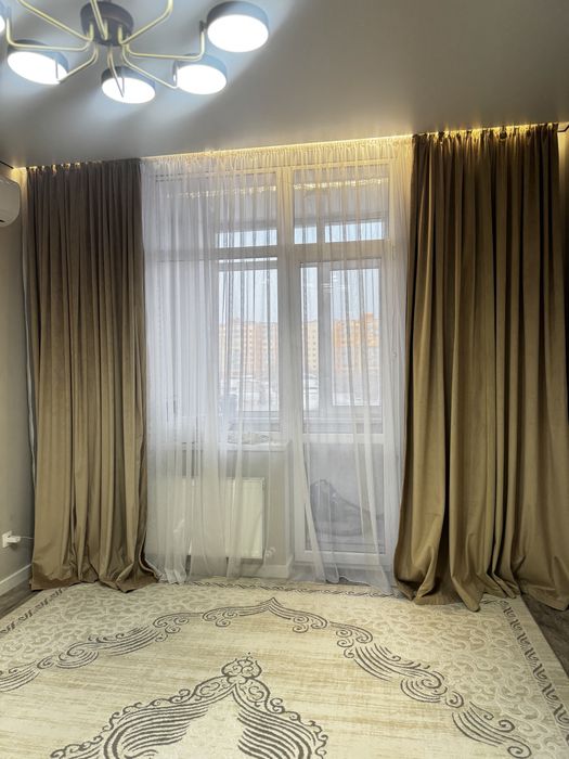 Продам тюль с шторами