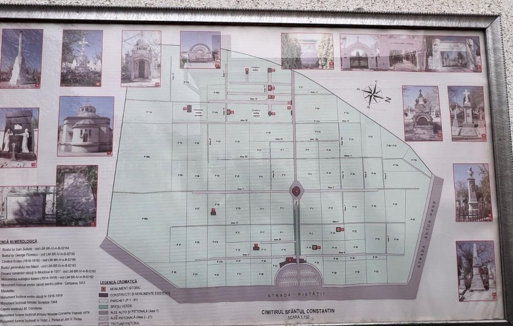 Vand loc de veci in Cimitirul Sf Constantin Braila