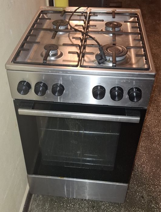 Aragaz Gorenje utilizat,  4 arzatoare, L 50 cm, cuptor gaz