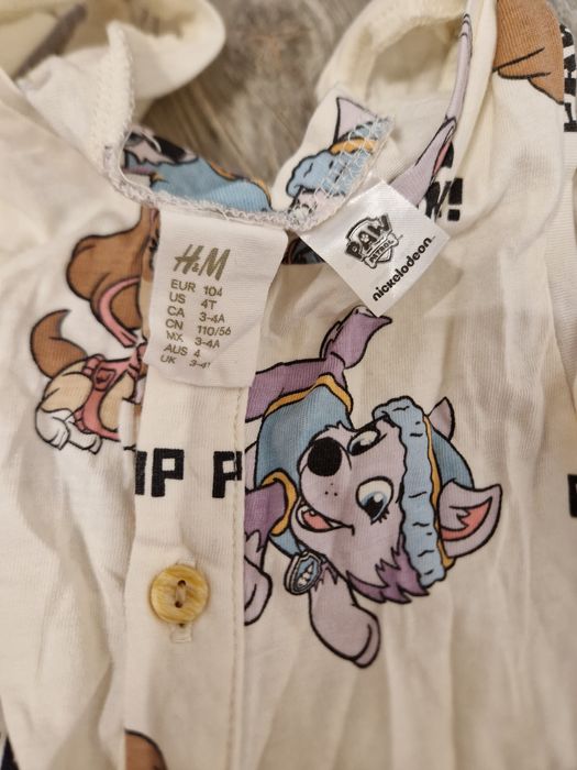 Lot 6 salopete/pijama H&M 104 fetita, din bumbac 100% , fara m