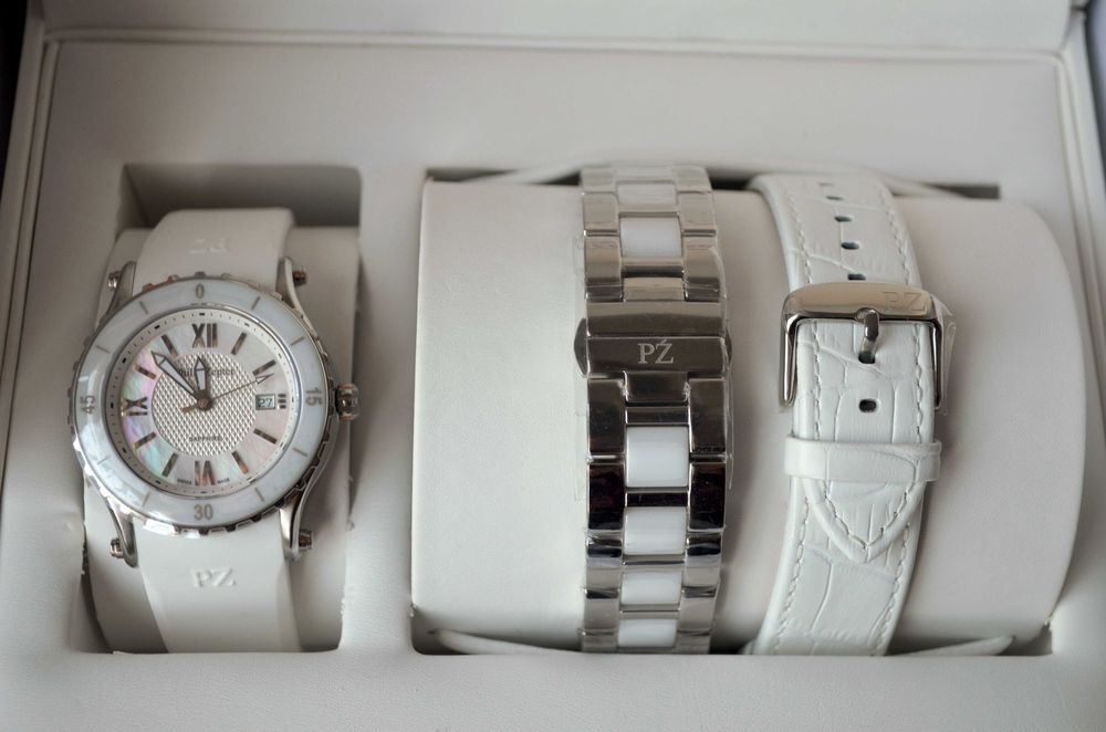 Ceas dama- colectia Philip Zepter SAFIR Elvetia cu 3 curele deosebite