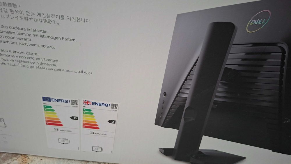 Monitor gaming 24" 165hz Dell
