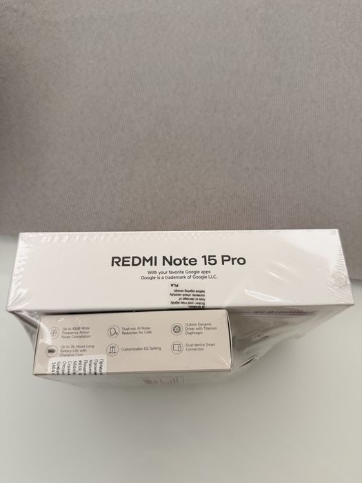 Redmi Note 15 Pro 256gb+ слушалки (неразпечатвани)