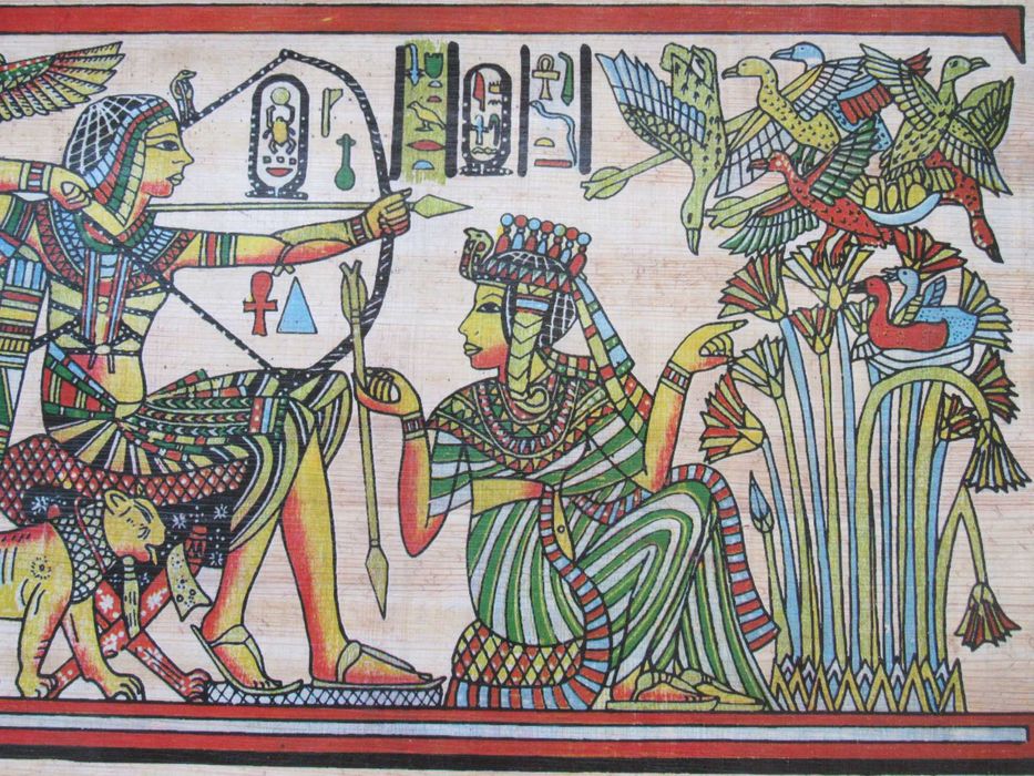 Египетски папирус, серия