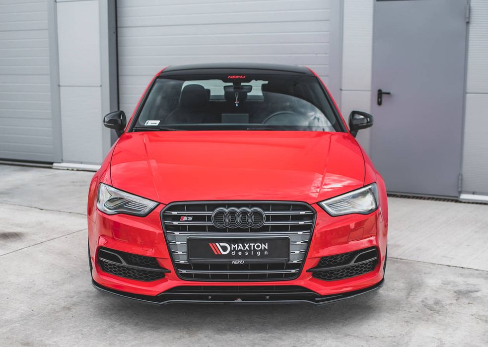 Спойлер за предна броня Maxton design за Audi S3/S-line 8V (2012-2016)