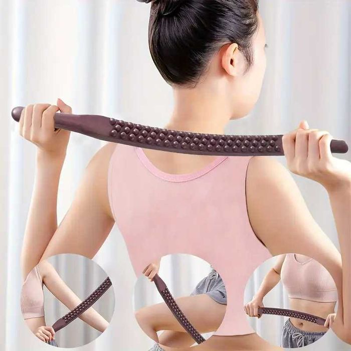 Дървен Терапевтичен Ролер -  - антицелулитен, лимфен дренаж