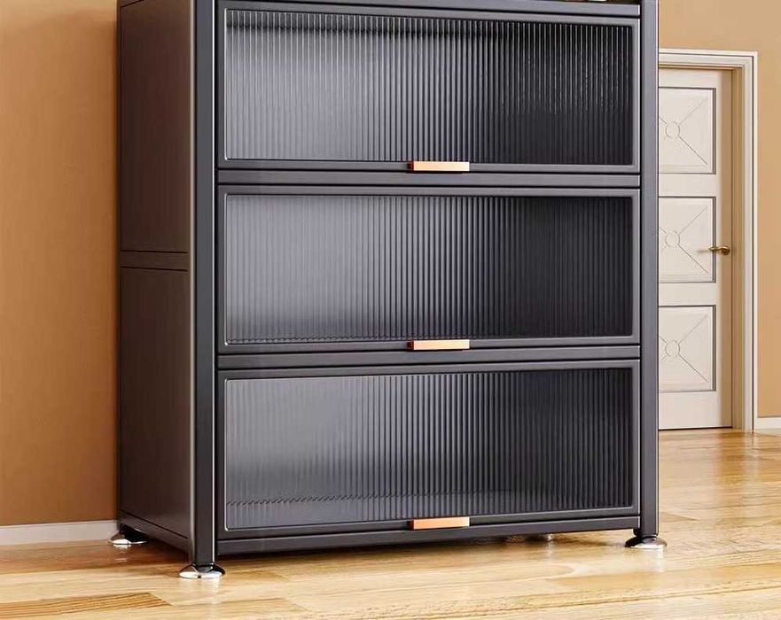 Буфет с витражами, Минималистичный шкаф, qulay javon oshxonada tartib