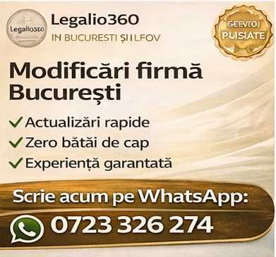Înființare firma PFA / SRL rapid! de la 360 lei