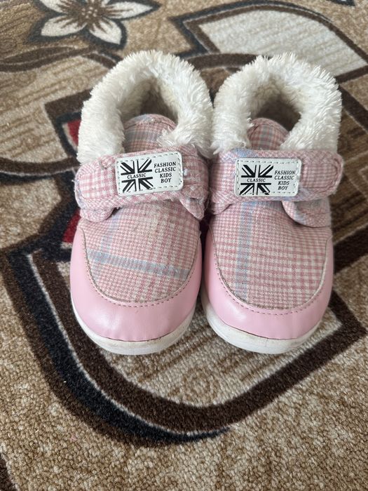 Обувь розовый зимний для девочек