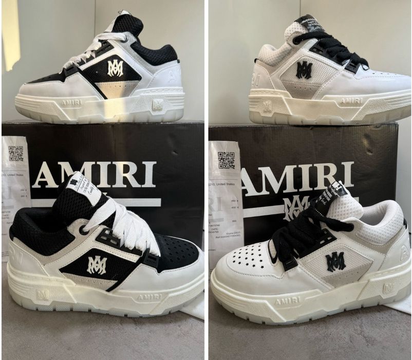 Adidasi Amiri MA-1 Low Alb Marimi 36-44 Unisex