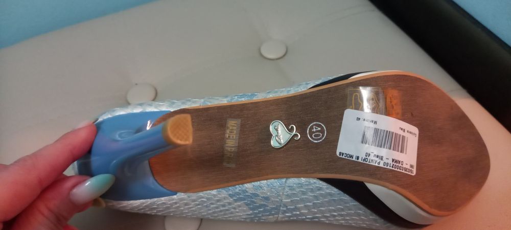 Pantofi Axel, albastru deschis, mărimea 40