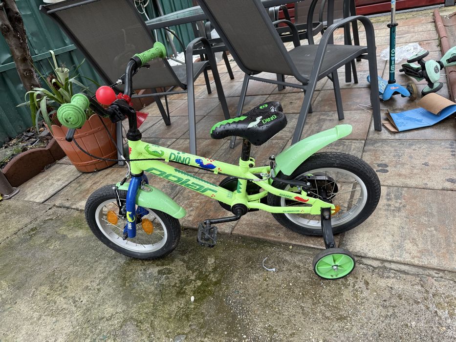 Bicicleta Copii DHS Dino - 16 Inch, Verde
