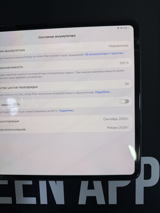 Ipad M5 pro 13 dyumli E sim