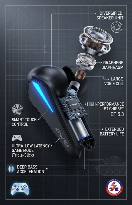 Наушники Awei T23