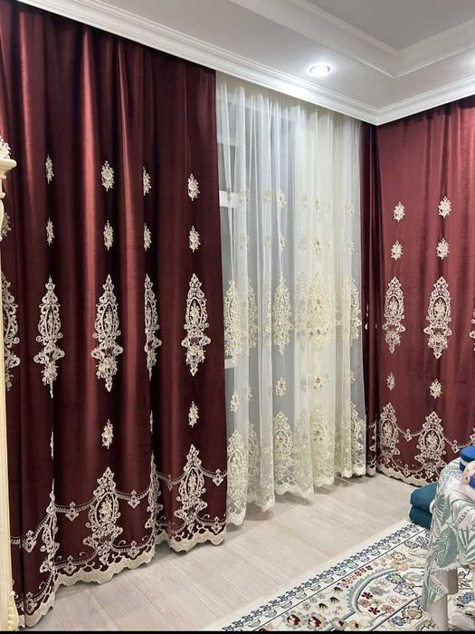 Шторы/тюль/тюли/перде