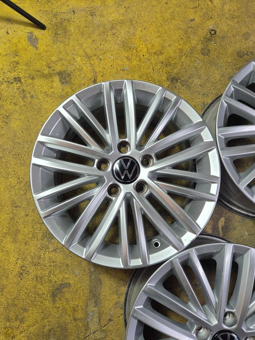 4 Jante Aliaj 5x112 16'' 6.5J ET 46 - OEM VW Golf 5 6 7 8 Touran Sharan Caddy T-ROC / Skoda Octavia YETI SUPERB / AUDI A3 Seat LEON ATECA