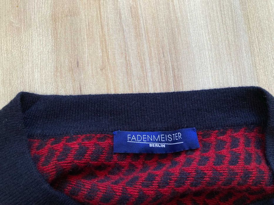 Fadenmeister 100% Cashmere женски кашмирен пуловер кашмир размер 40