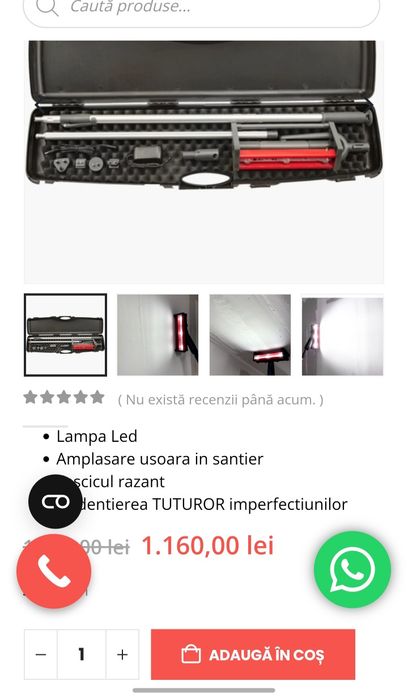 Lampa LED ERGOLISS, fara fir, cu prelungitor LOutil Parfait