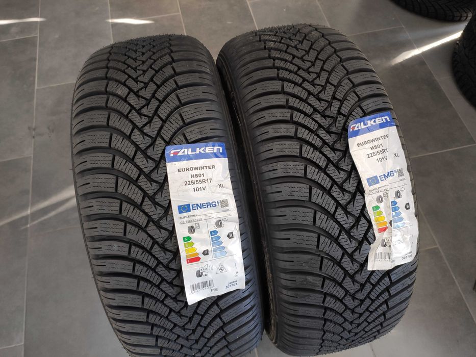 2бр Нови Зимни Гуми 225 55 17 - Falken