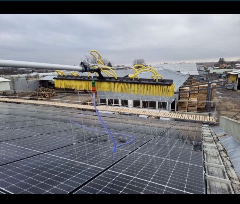 Perie Jumbo 80-120 cm spalat panouri solare fotovoltaice curatat .