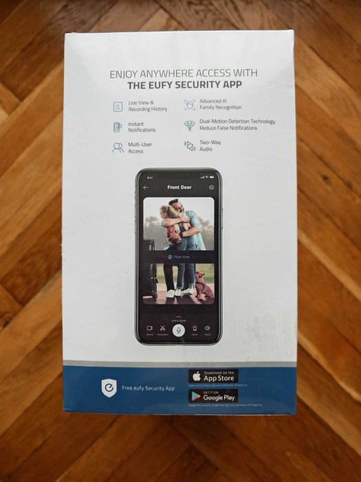 Видео звънец Eufy S330 + HomeBase 2, 2K HD двойна камера.