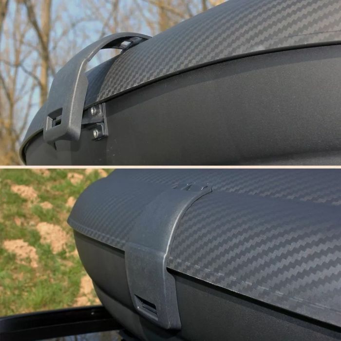 Автобокс art plast 133x77.8x34.5cm с ключ, 320 литра - карбон