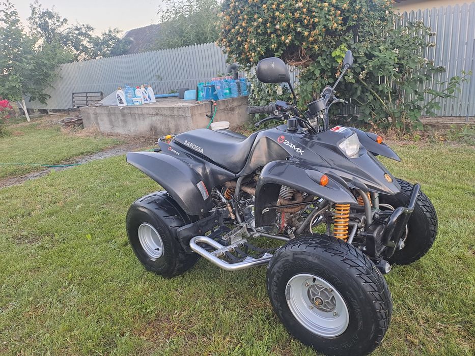Atv  Barossa 250Cc perfect funcțional, pornire buton  doua pistoane, functoneaza 9 din10, tel 0767 502 026,  Vrancea, Focșani