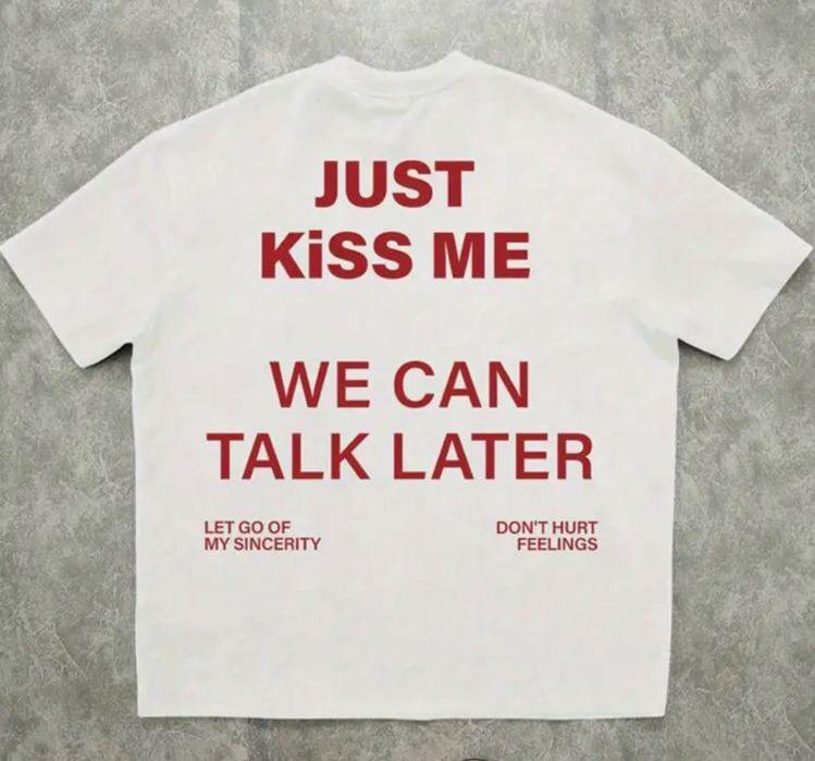 Тениска с надпис