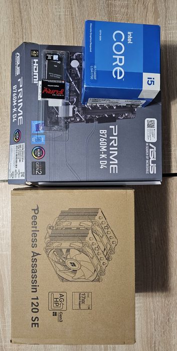 Kit Asus B760M-K,i5-13400F,32GB 3200MHZ,ssd 1 tb nvme