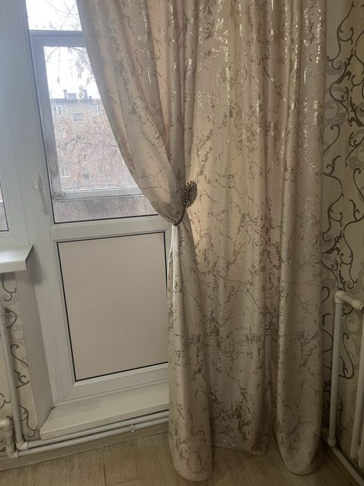 Шторы кофе с молоком