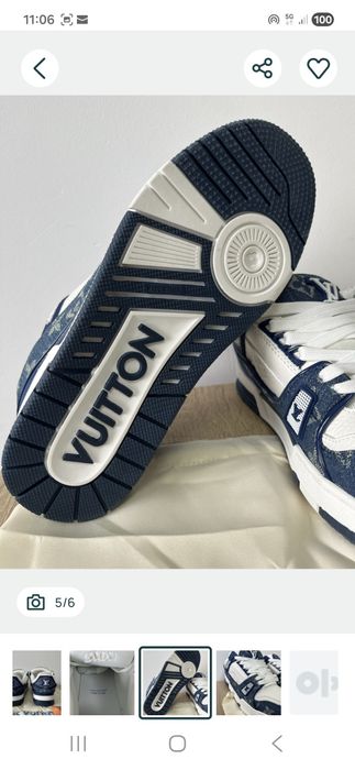 Lv trainer alb negru sau alb albastru premium verificare colet lichida