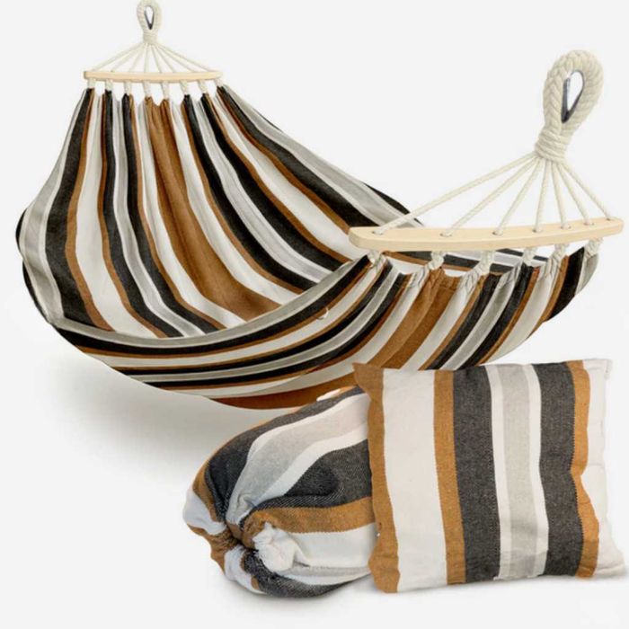 Хамак XXL с възглавница и чанта — максимален комфорт до 250 кг