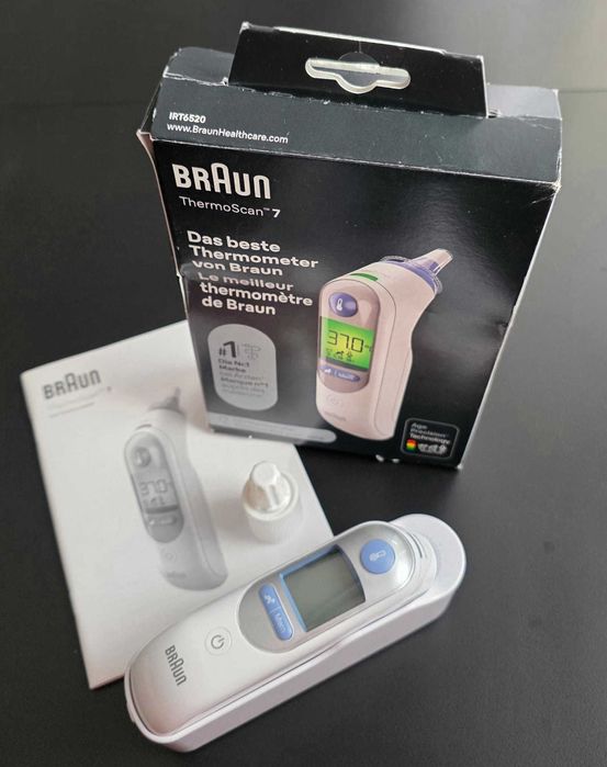 Braun ThermoScan 7IRT 6520 Termometru auricular infraroșu AgePrecision