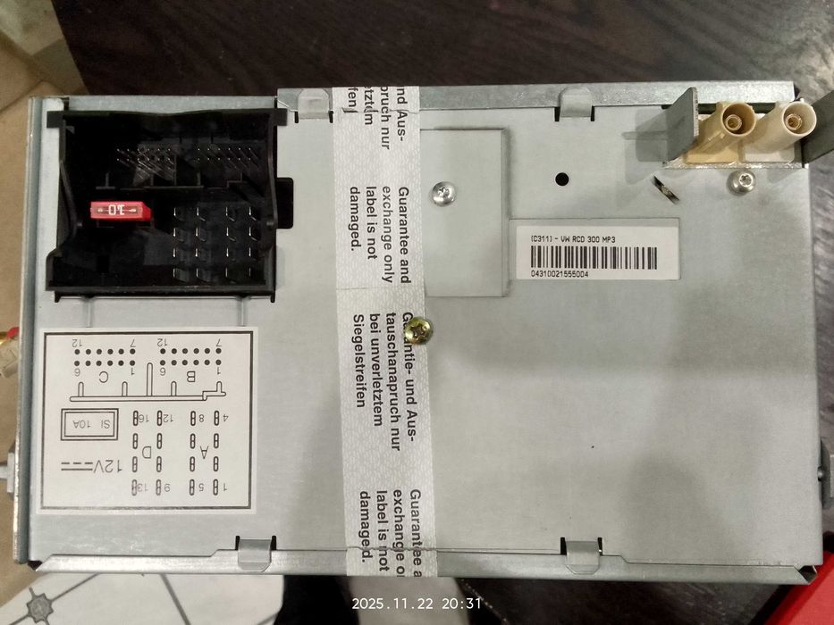 Магнитола Wolksvagen B6