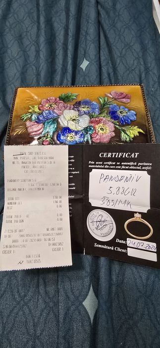 Pandant medalion aur