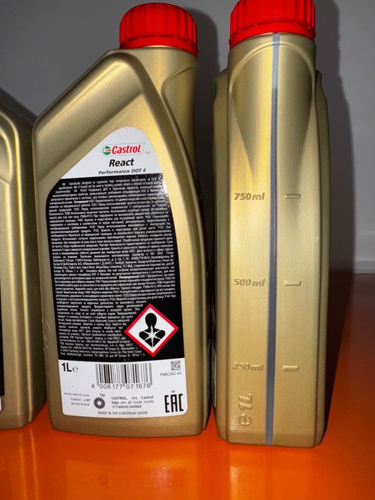 Спирачна течност Castrol React Performance DOT 4