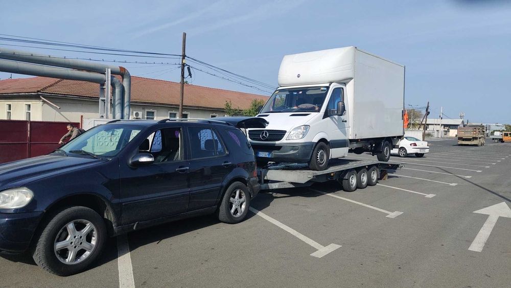 tractari auto platforma libera non stop Nadlac Arad  Ungaria Austria