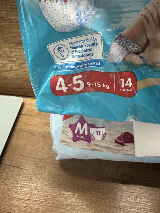 Памперси за плуване+подложки