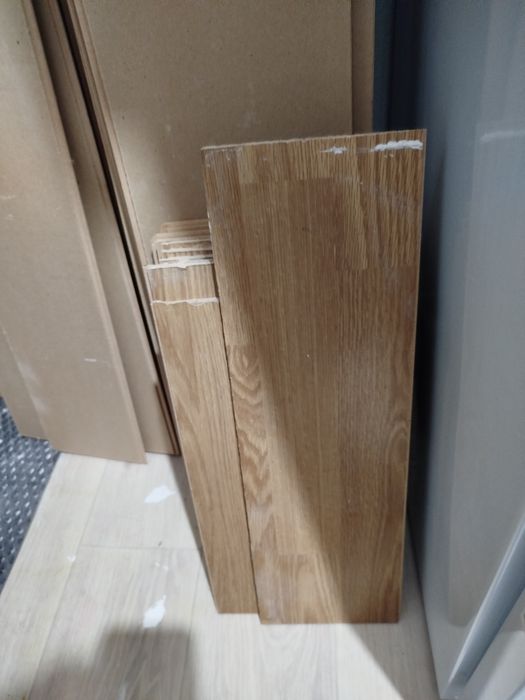 Старые кусочки ламината